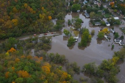 Aerial view of Hammond