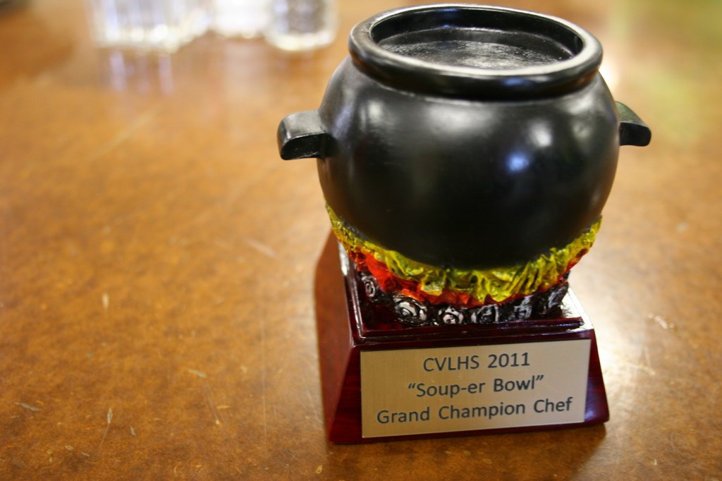 Soup-er Bowl trophy