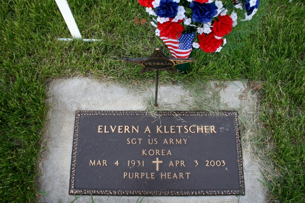 Elvern's military marker