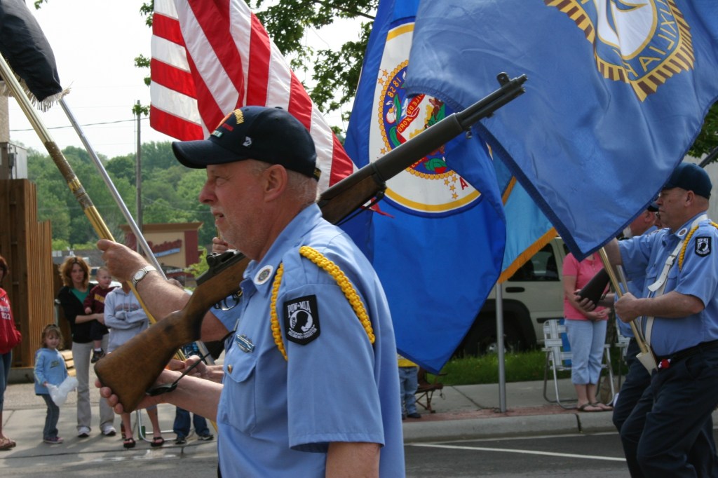 Parade color guard