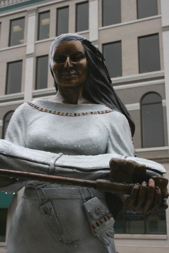 Art, White Buffalo Calf Woman close-up 2