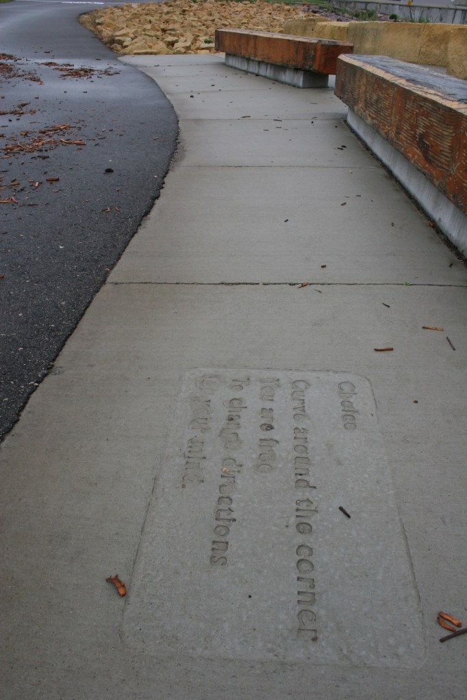 Sidewalk poetry