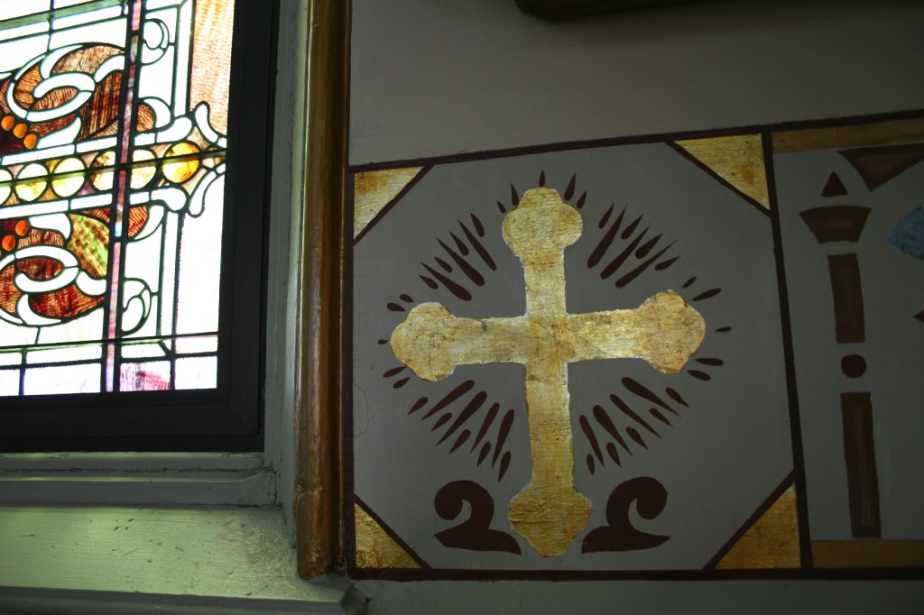 St. Mary's gold cross