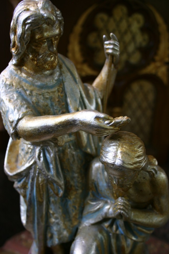 St. Mary's gold statues