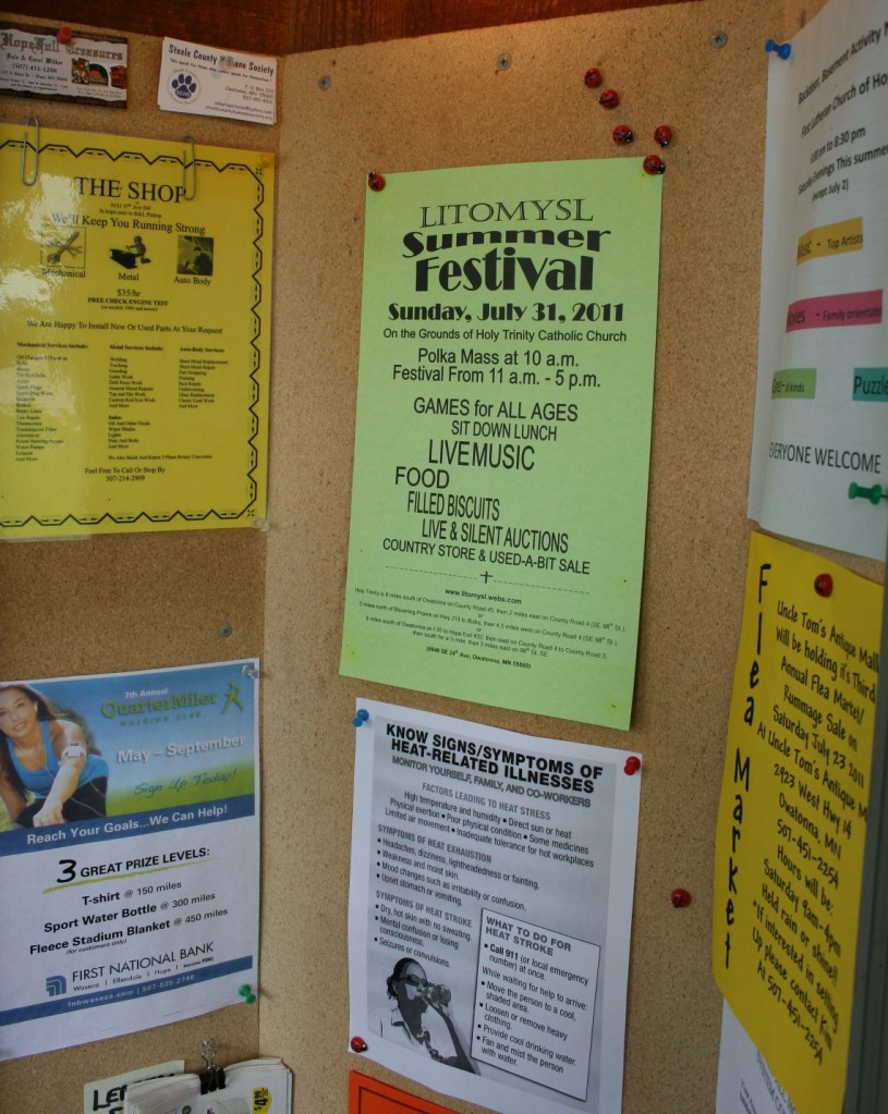 Hope post office bulletin board