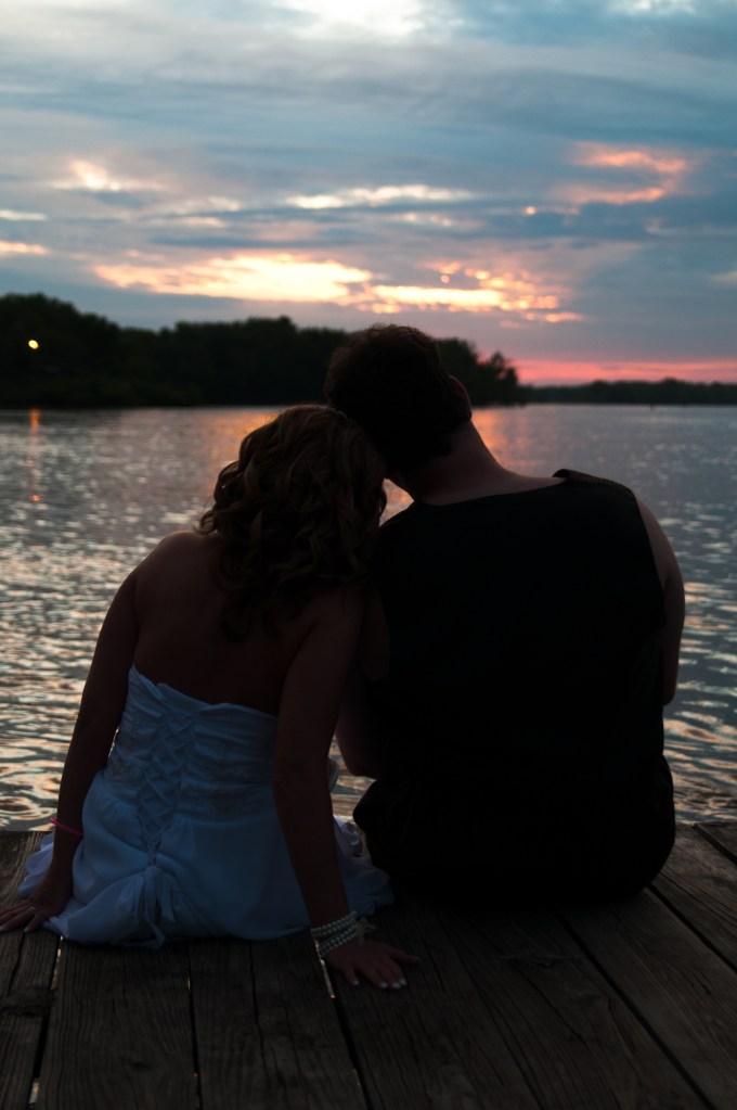 Mike and Tina at sunset