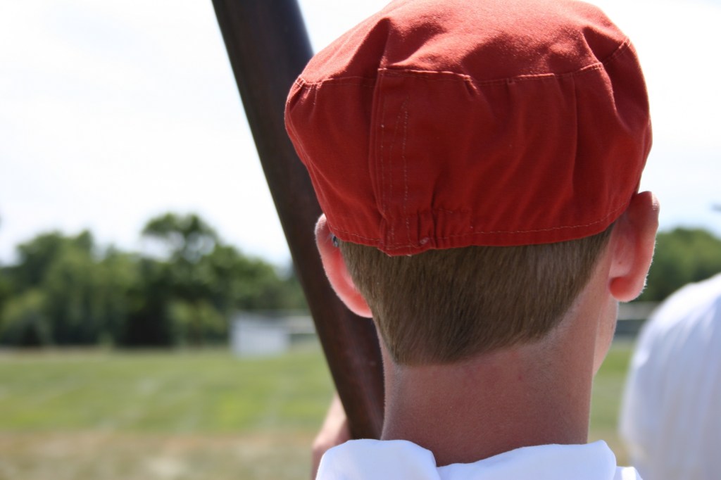 Baseball back of cap