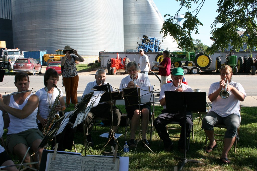 Lucan band members playing