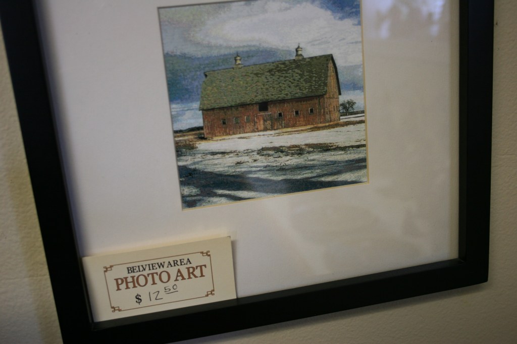 Rainbow Antiques, barn photo art