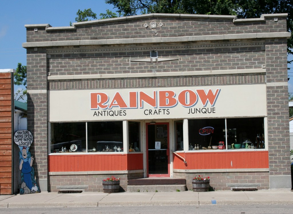 Rainbow Antiques, front