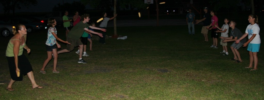 Reunion- ear corn toss