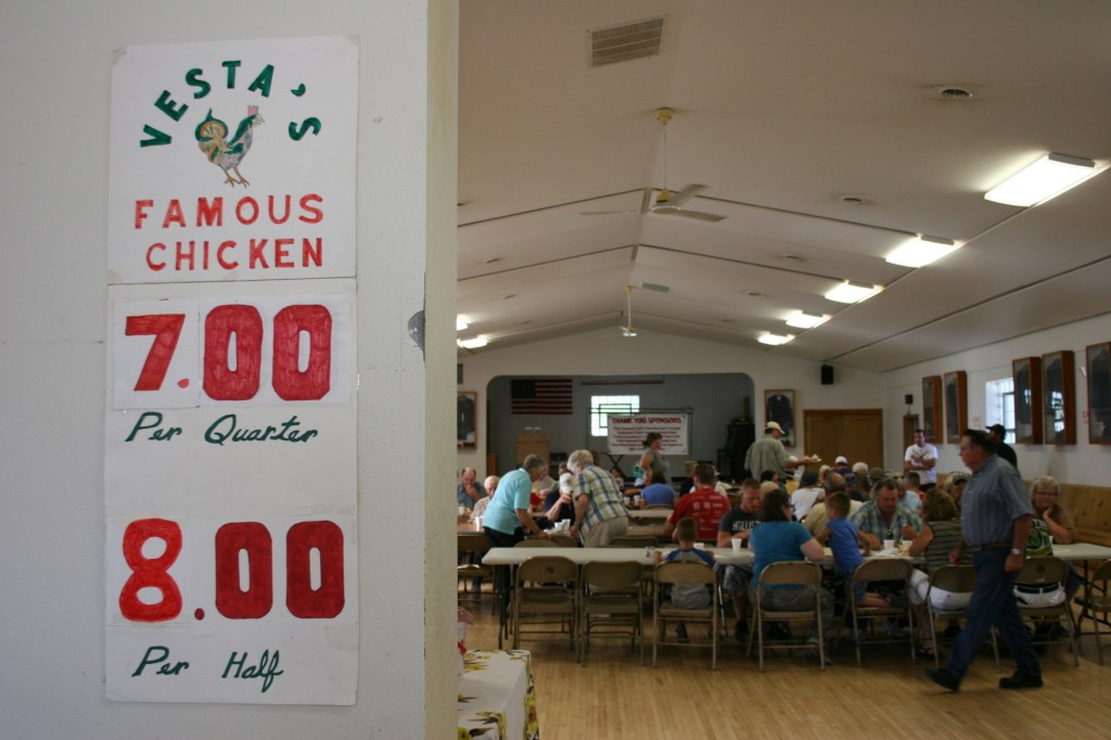Vesta- chicken sign