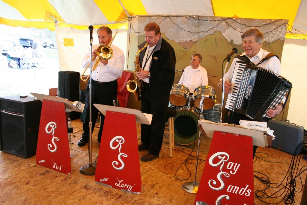 The Ray Sands Band played at the 2011 Germanfest.