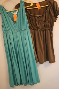 Bargain dress and top