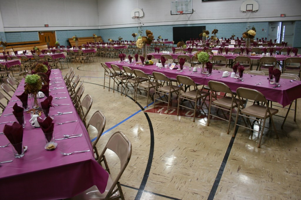 German dinner, tables