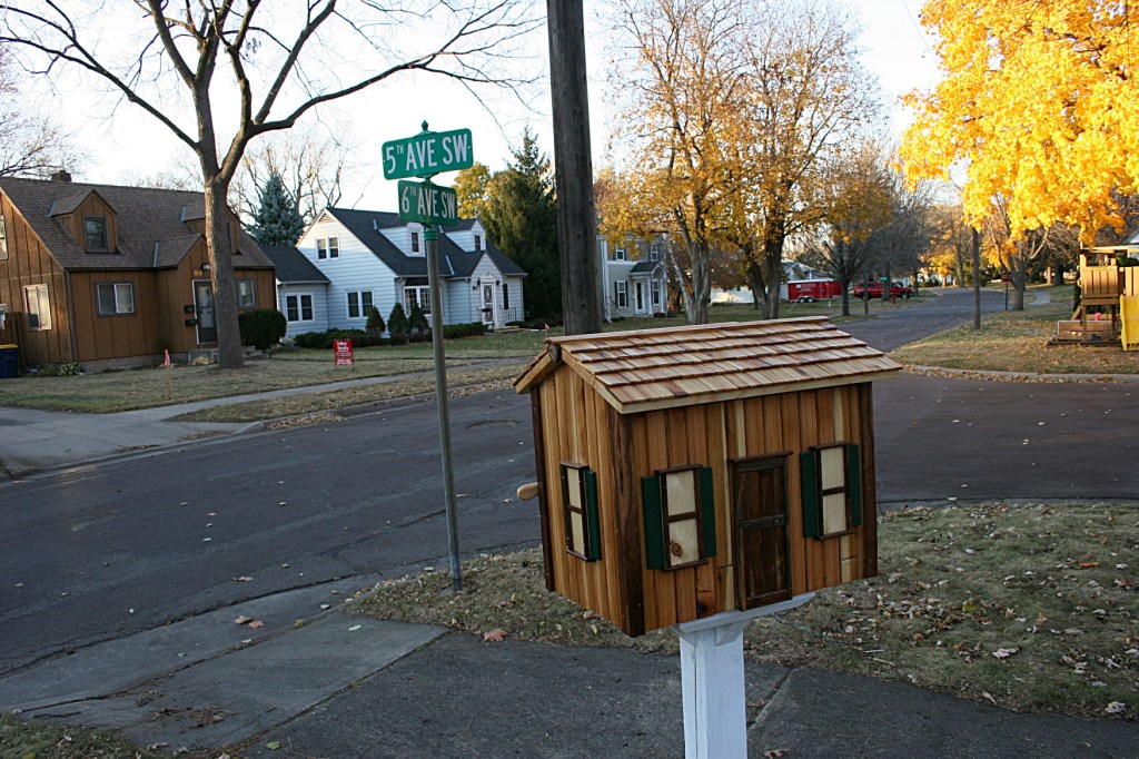 Little Library back