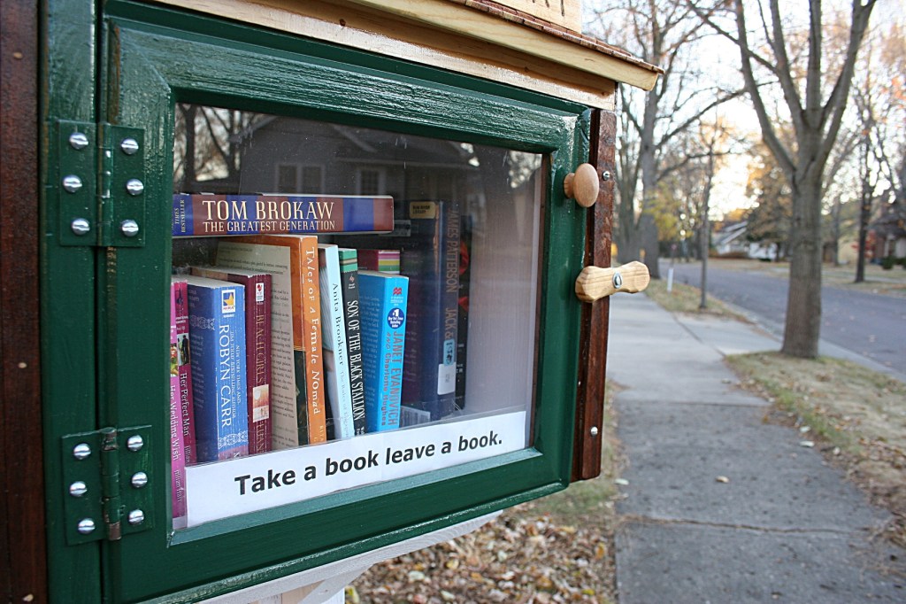 Little Library, front close-up