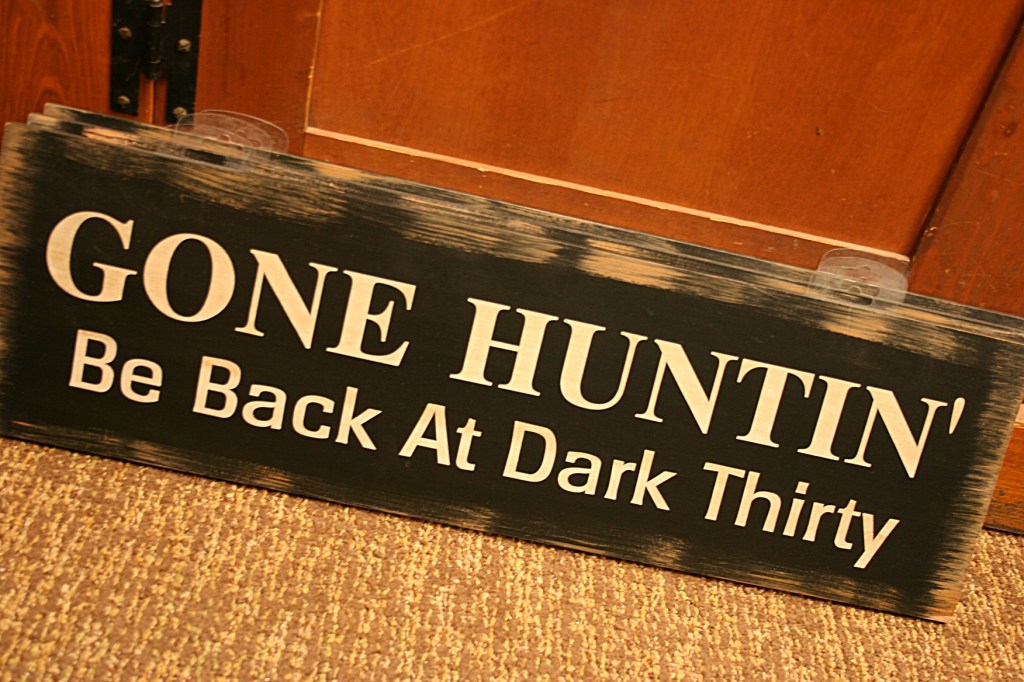 Tomah, huntin' sign