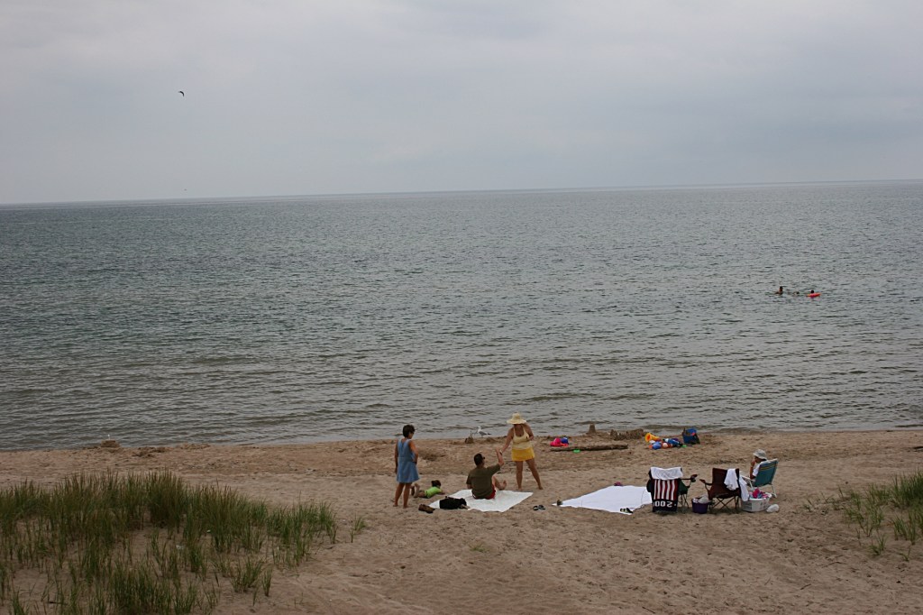 Wisc, beach scene Point Beach