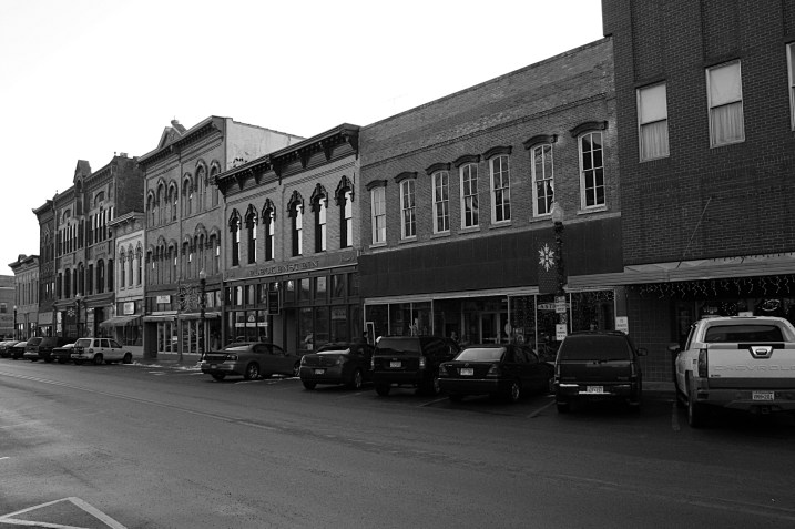 Historic buildings along Central Avenue.