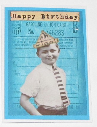 Bernie's vintage bday card