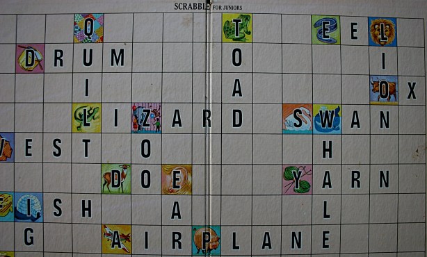 Scrabble, picture board