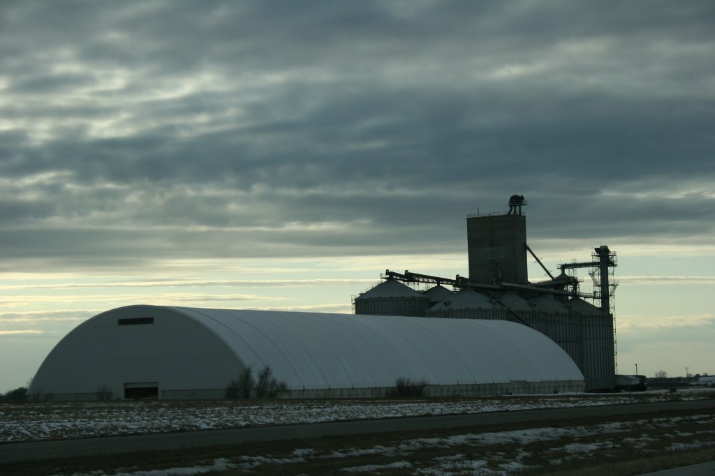 Fargo, brooding sky