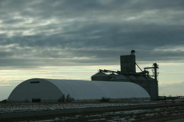 Fargo, brooding sky