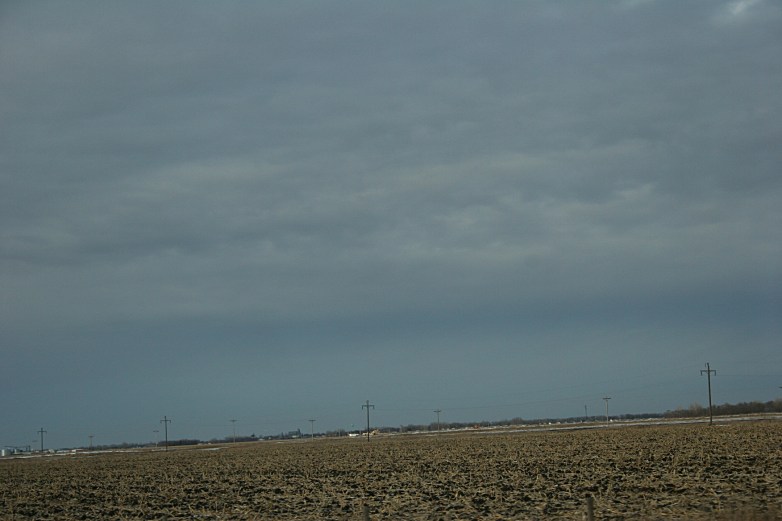 The landscape: flat and into forever.