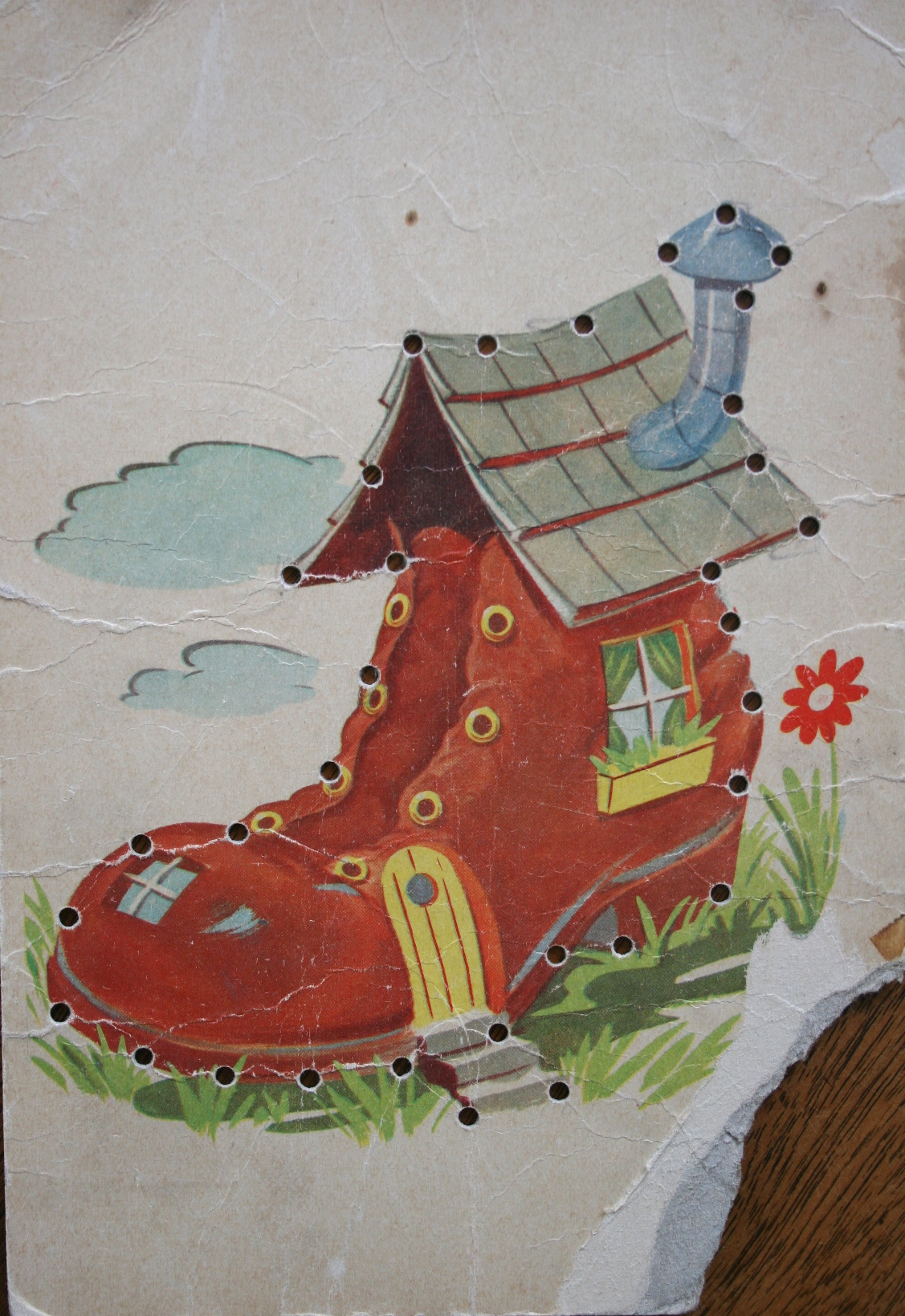 "There was an old woman who lives in a shoe..."