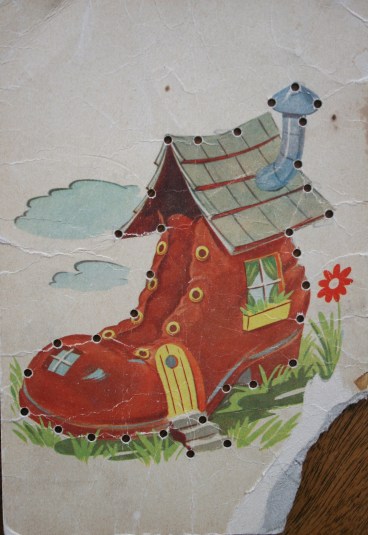 "There was an old woman who lives in a shoe..."