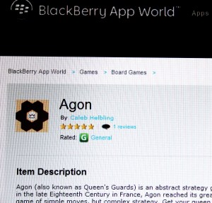 Agon Blackberry app