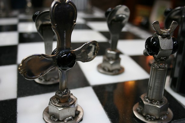 Collaboration, chess pieces