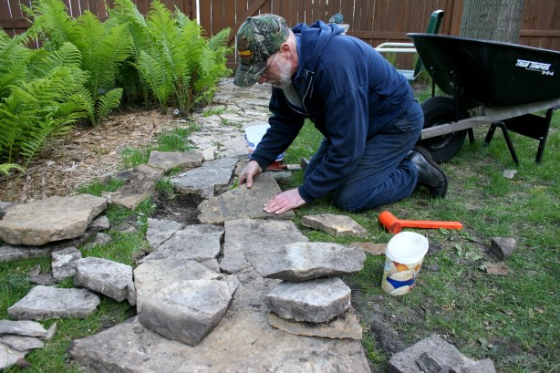 Graduation, limestone path
