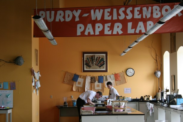 Museum, making paper