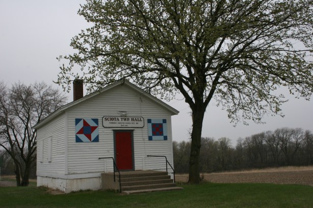 Sciota Town Hall, full front view