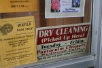 Wabasso, dry cleaning&nbsp;sign