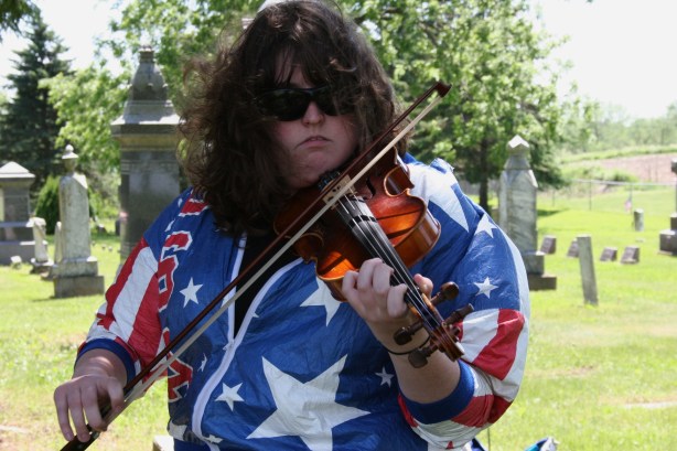 Cannon City, violin player
