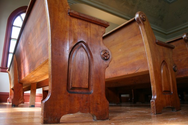 Church, pews