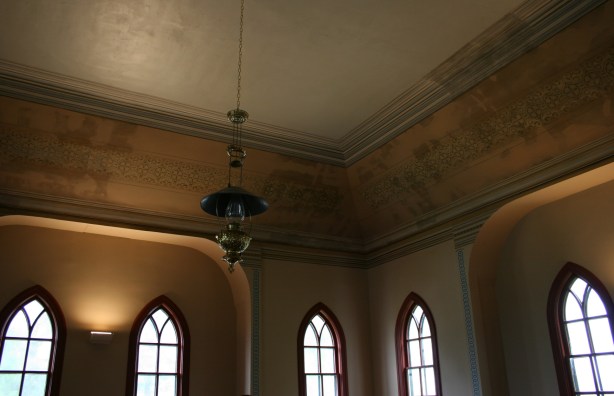 Church, windows & ceiling