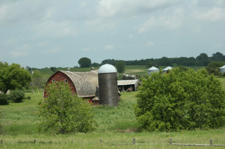 Fargo, barn and silo