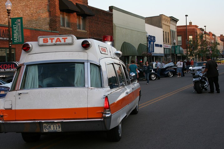 Ambulance, back view