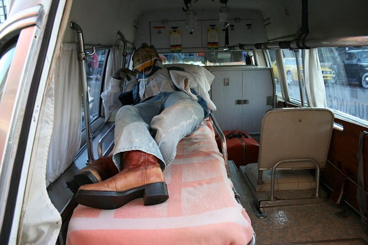 Ambulance inside