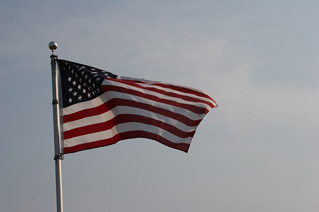 Family Fourth, American flag