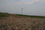Gravel road, close-up