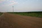 Gravel road, one
