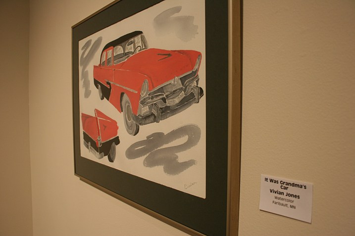 Art show, Grandma's Car