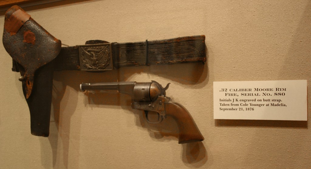 Bank raid, C Younger's gun