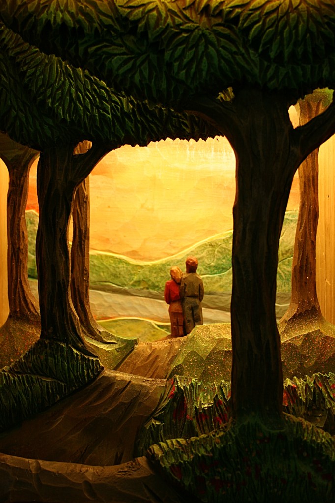 Carving, 3 dimensional Whillock carving