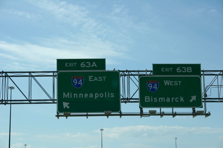 Fargo, road signs